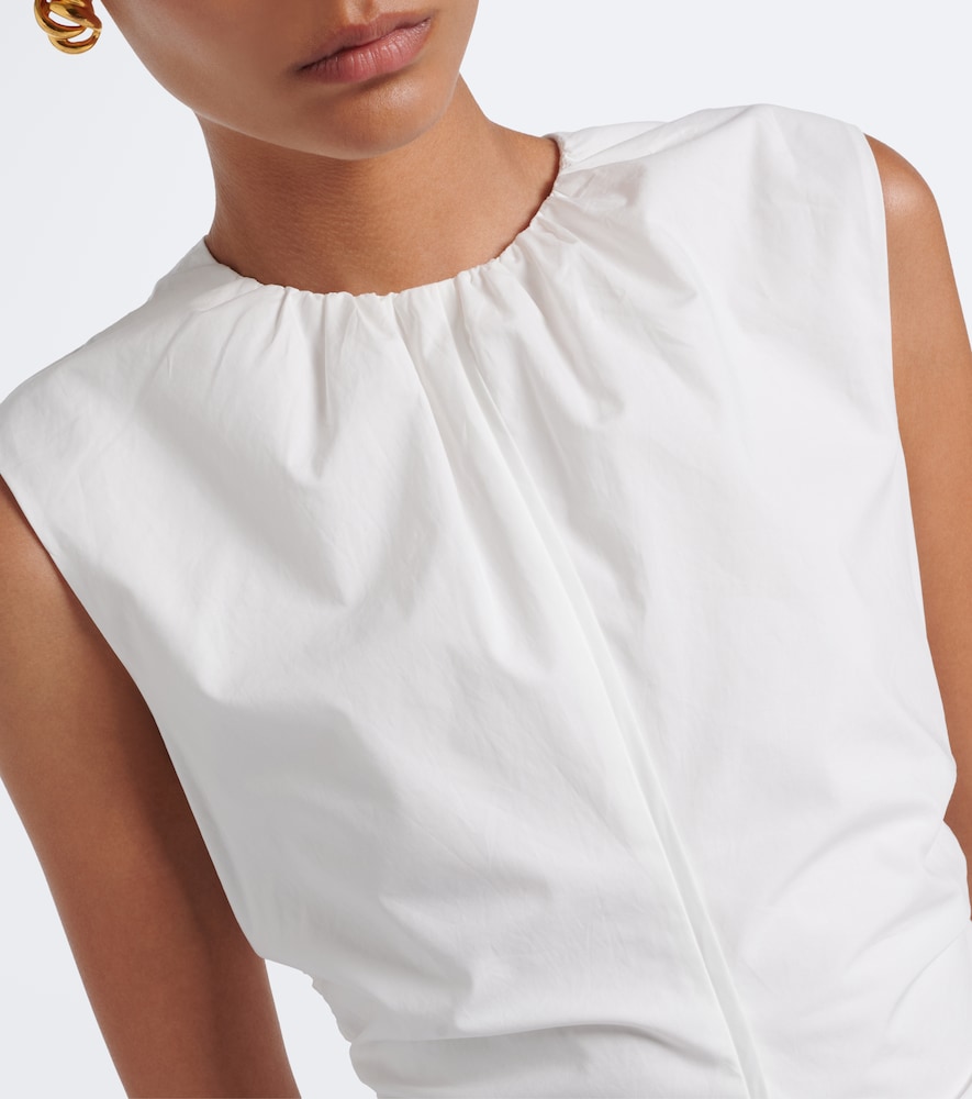 SIR Klara ruched cotton minidress | Thumbnail 5