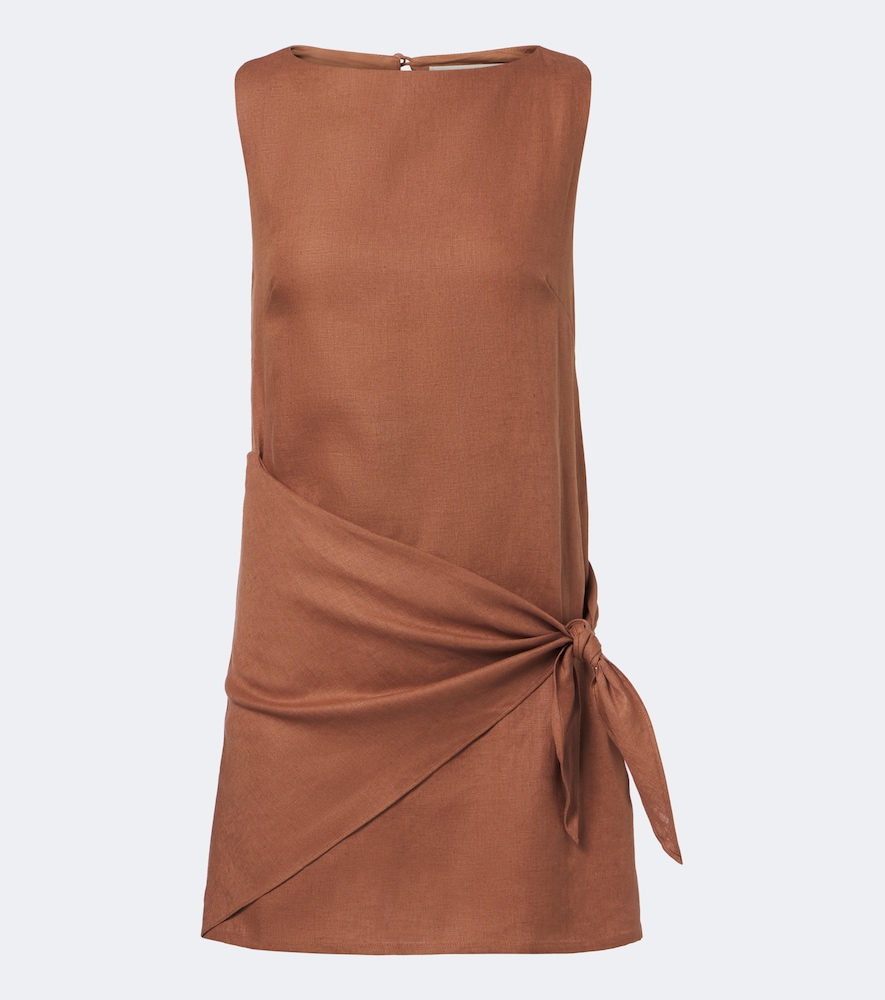 Minikleid Souline aus Leinen