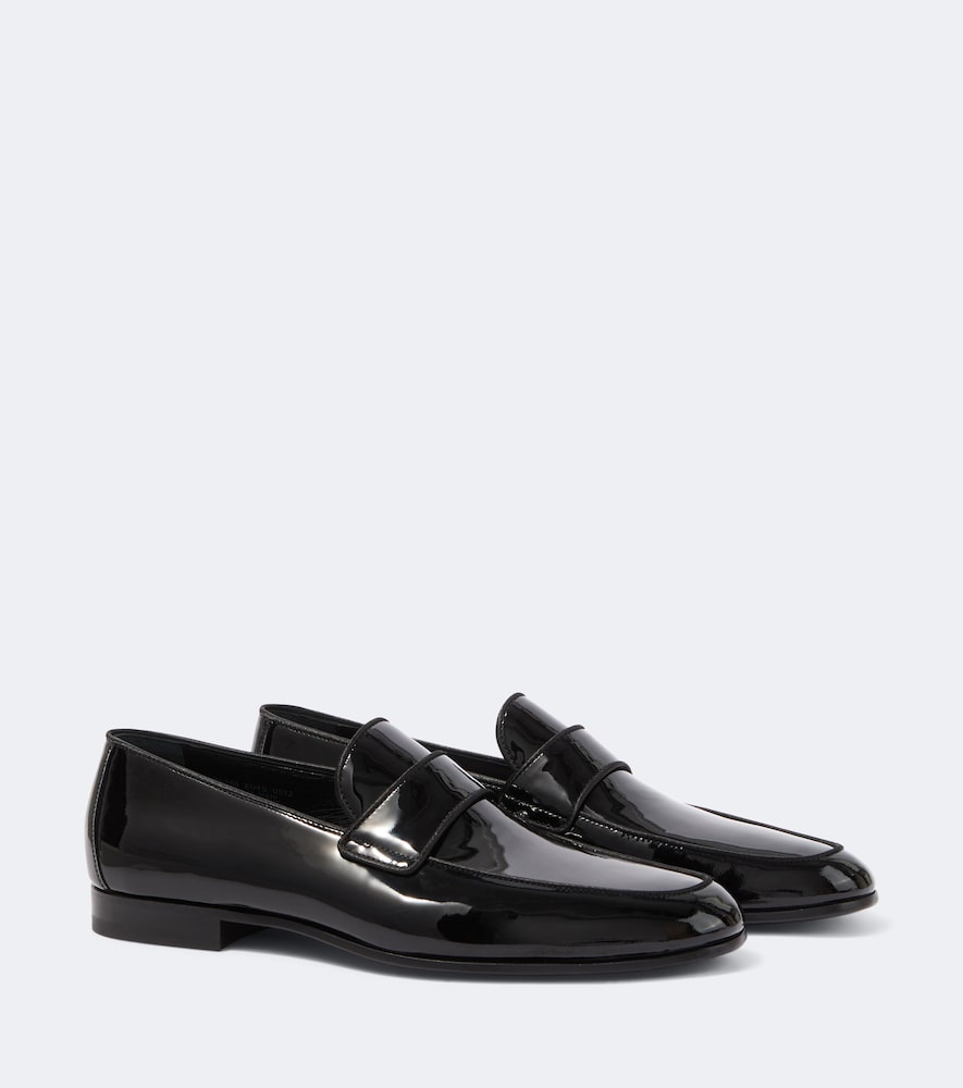 Magnanni Jasper Ii Patent Leather Loafers In Black