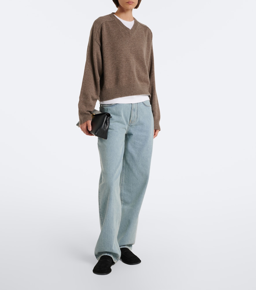 Anzor Cropped Cashmere Sweater
