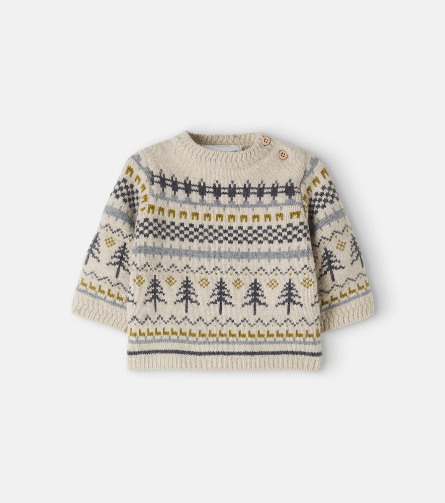 Baby Pullover Dalmire aus einem Wollgemisch
