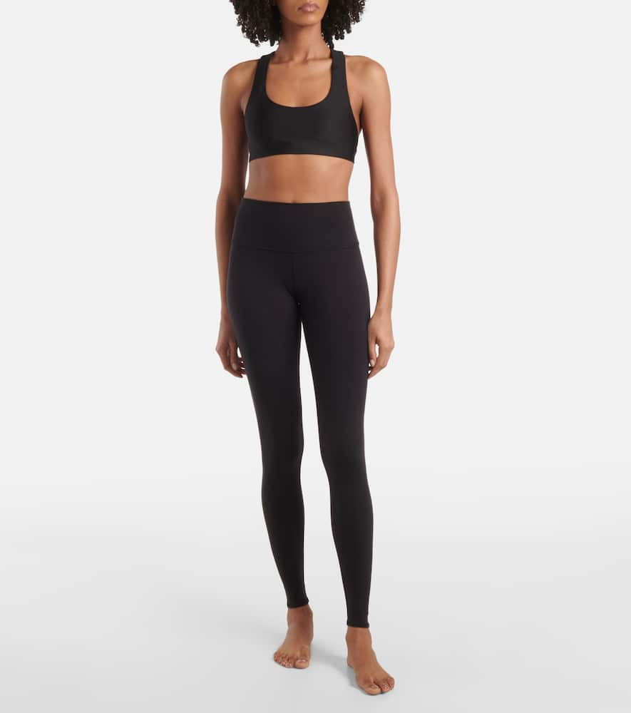 Shop Alo Yoga Airbrush High-rise Leggings In Black