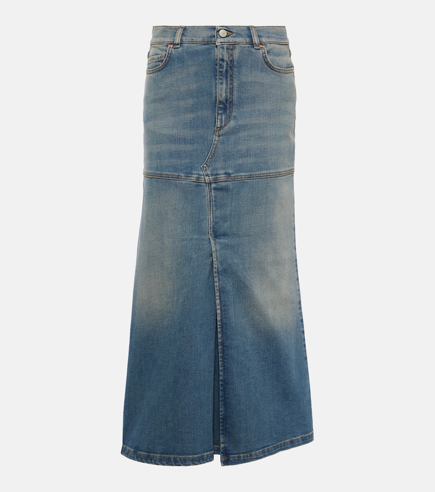 Denim Love denim midi skirt