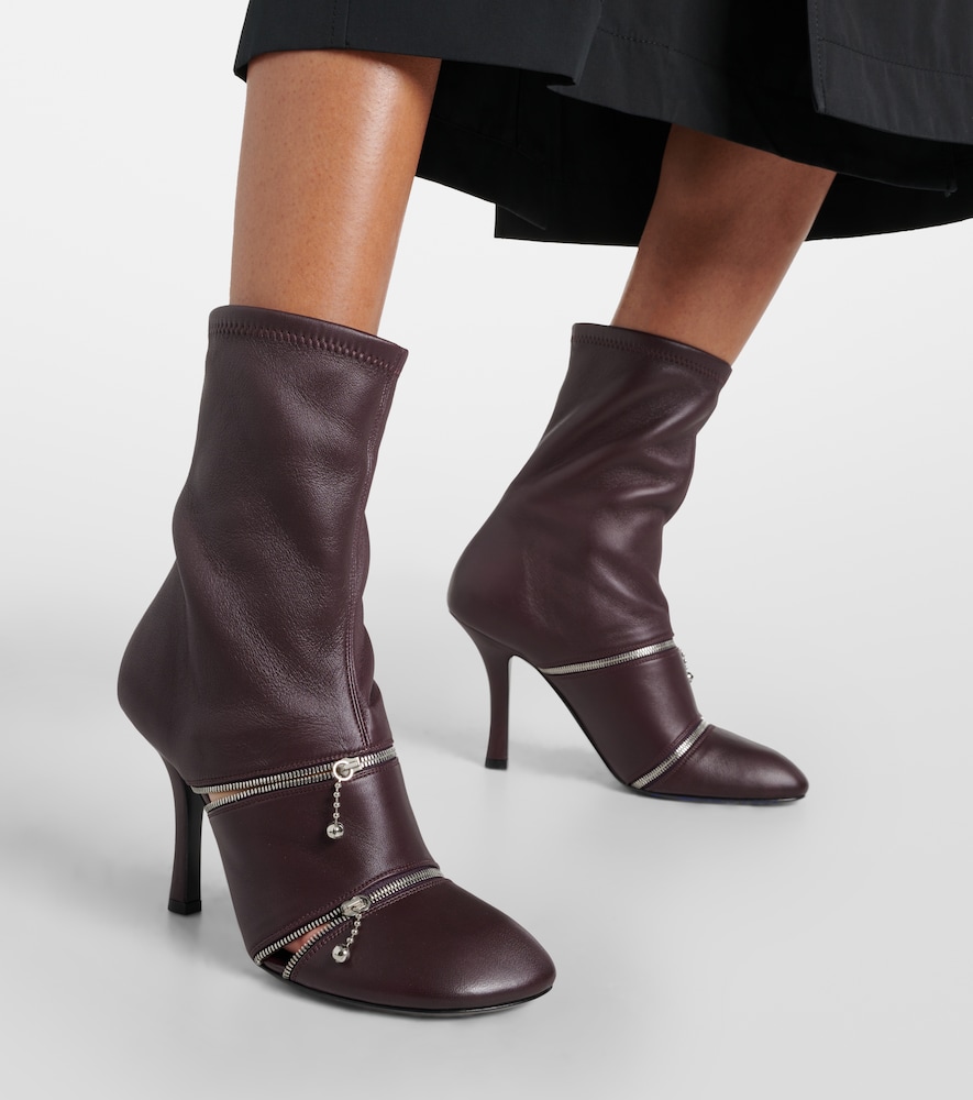 Peep Ankle Boots