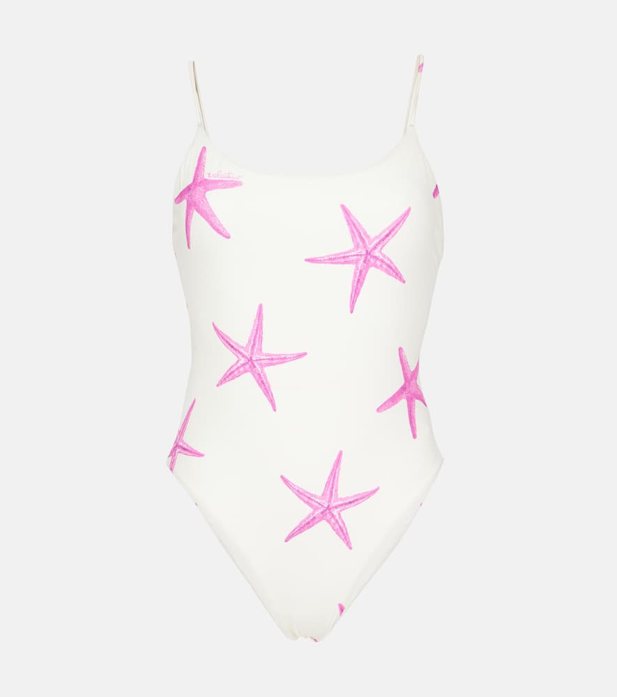 Starfish printed swimsuit