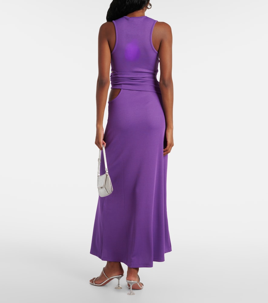  Christopher Esber Christopher Esber Verziertes Maxikleid Moodstone 