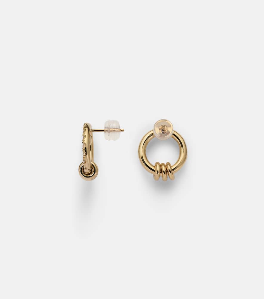 Spinelli Kilcollin Sidra 18kt Gold Earrings With Diamonds In Gold