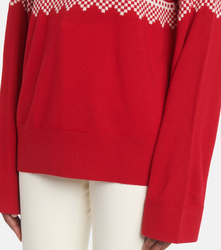  Perfect Moment Perfect Moment Intarsia Wool Sweater 
