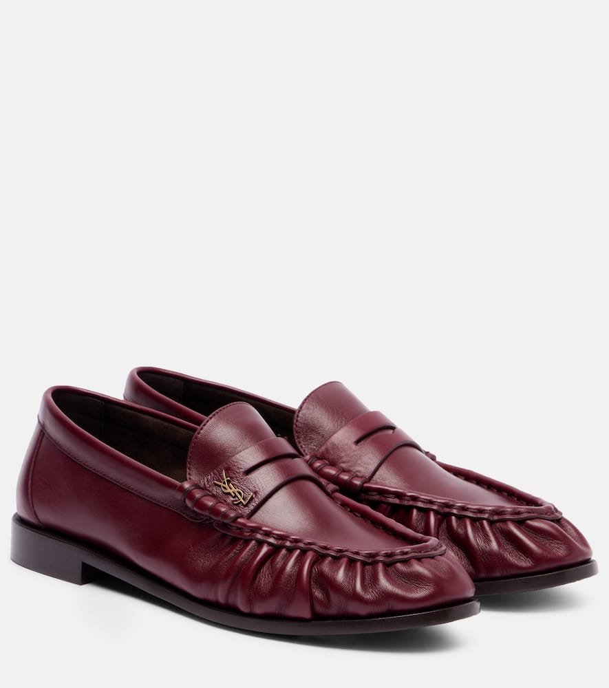 Le Loafer Cassandre leather penny loafers