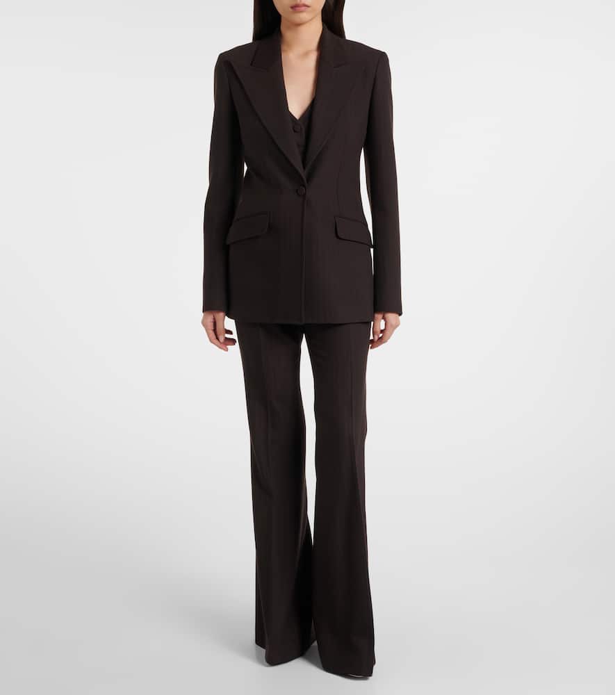 Gabriela Hearst Wool Blazer In Brown