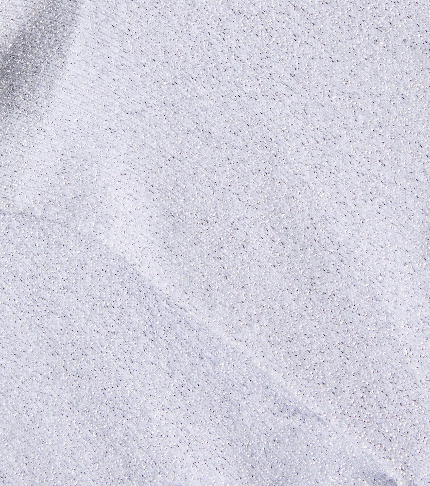 Il Gufo Knitted Tights In Silver