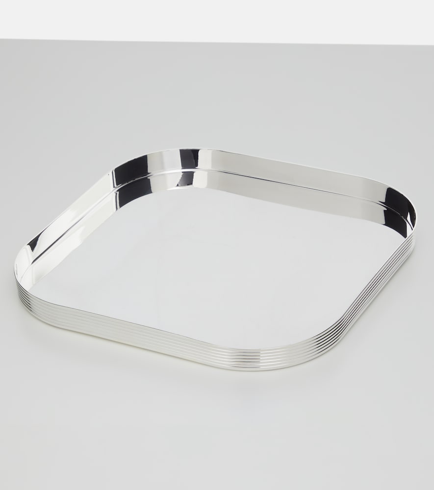  Christofle Christofle K + T Silver-plated Tray 
