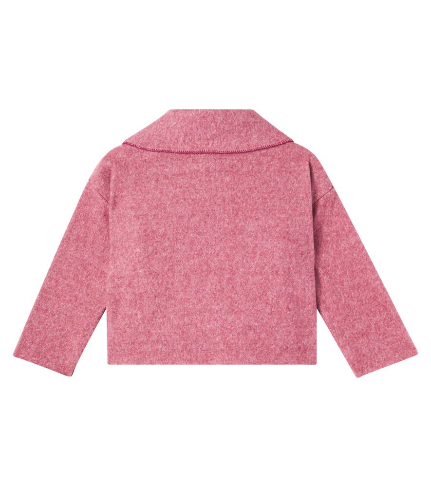 Cozmo Manisa Melange Jacket In Pink