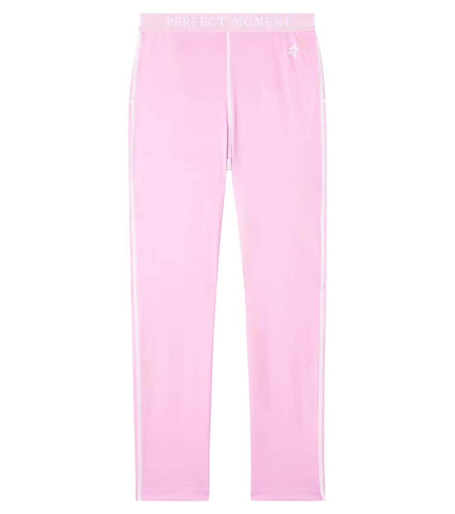 Perfect Moment Logo Leggings In Pink