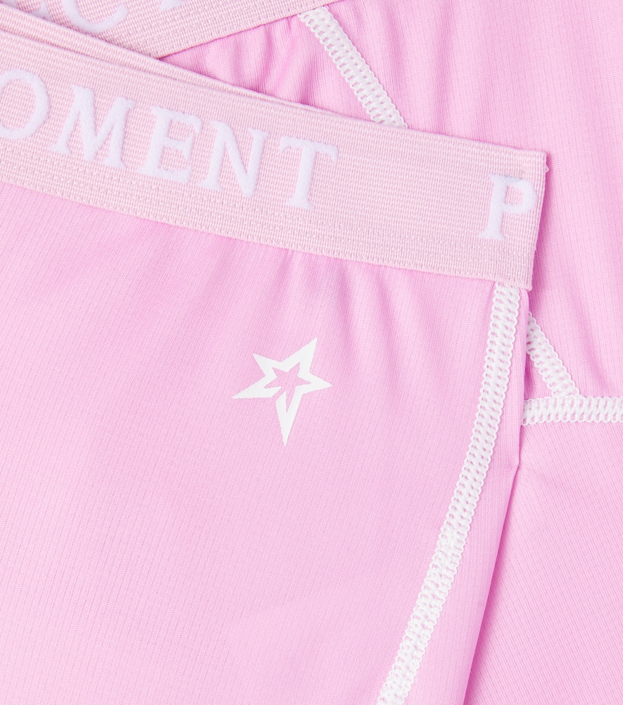 Perfect Moment Logo Leggings In Pink