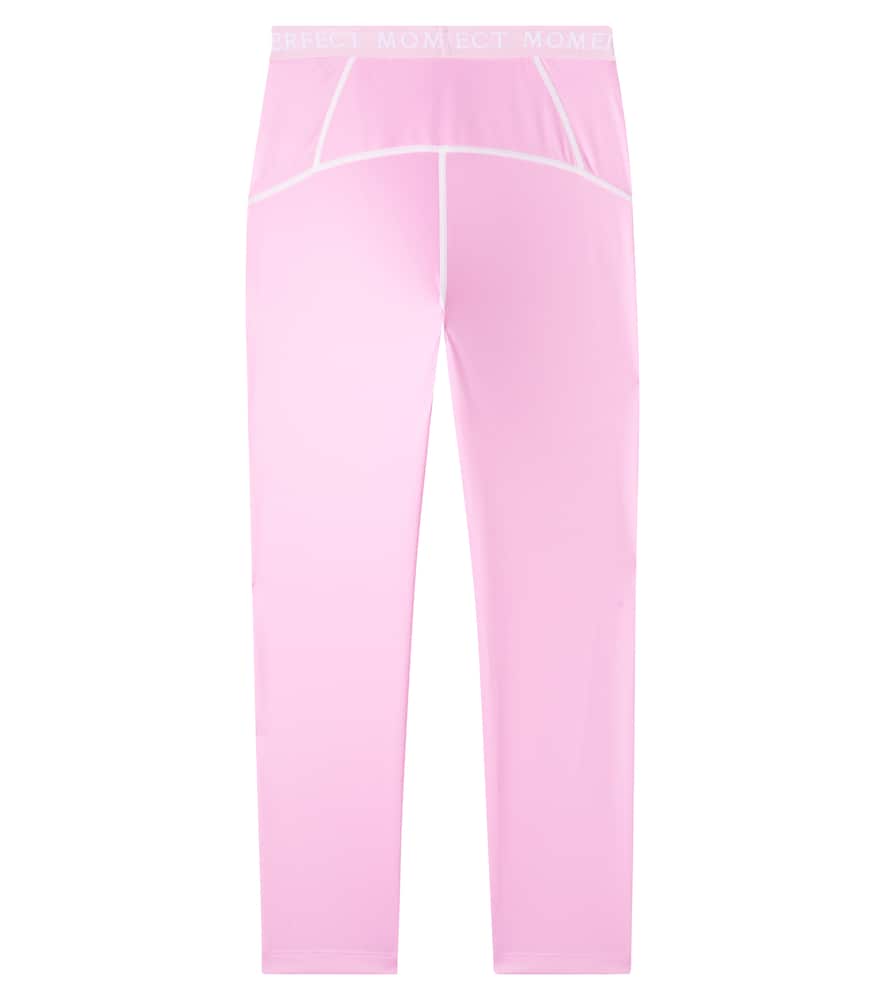 Perfect Moment Logo Leggings In Pink