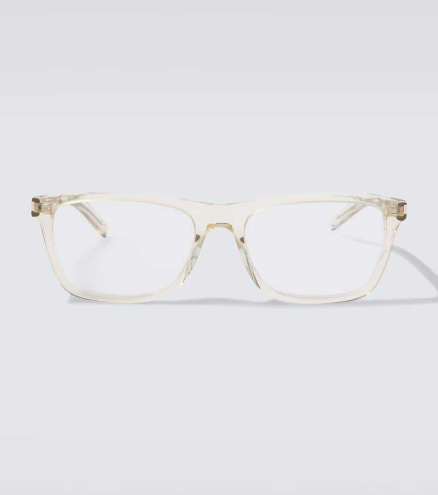 Saint Laurent Sl 841 Square Glasses In Yellow
