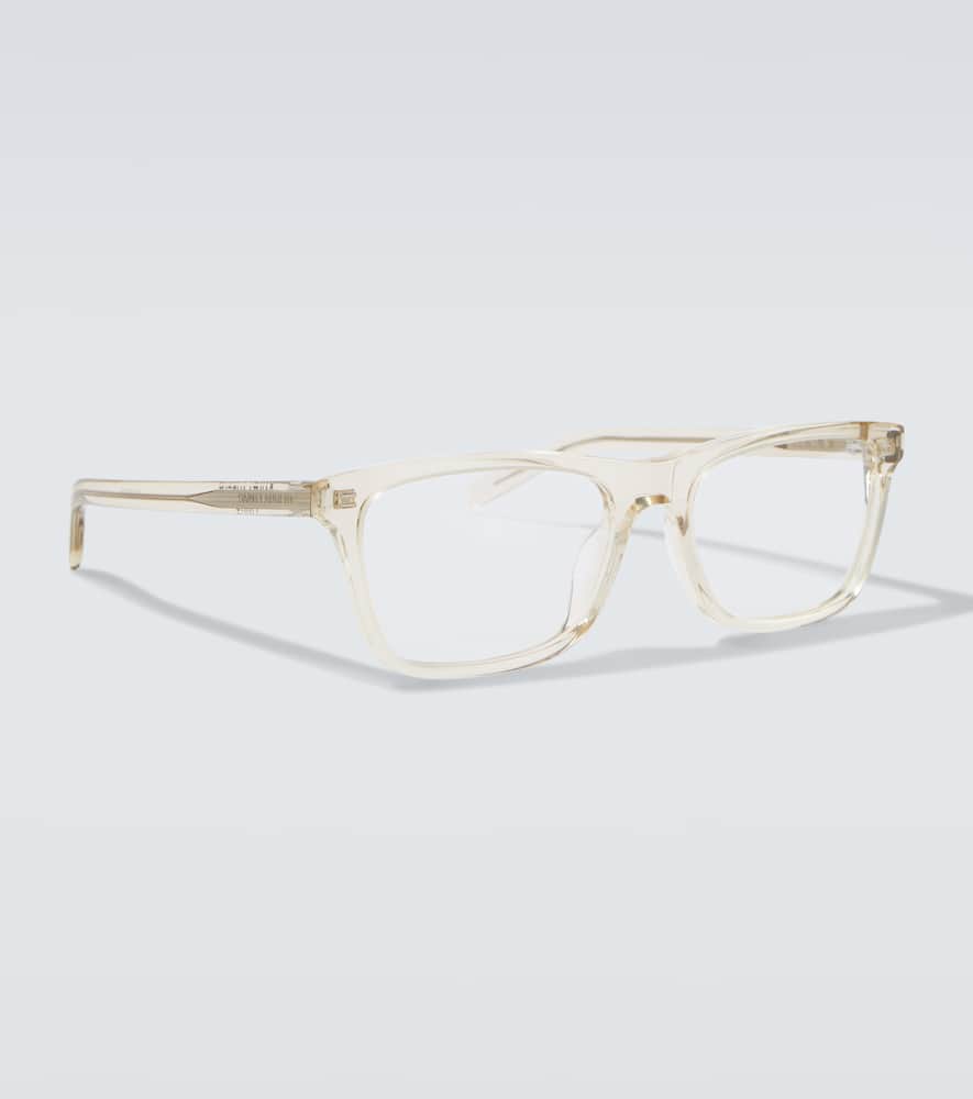 Saint Laurent Sl 841 Square Glasses In Yellow