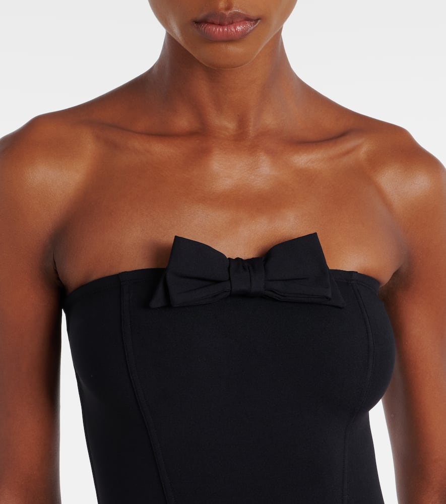 Eres Dresscode Bow-detail Bandeau Swimsuit In Black