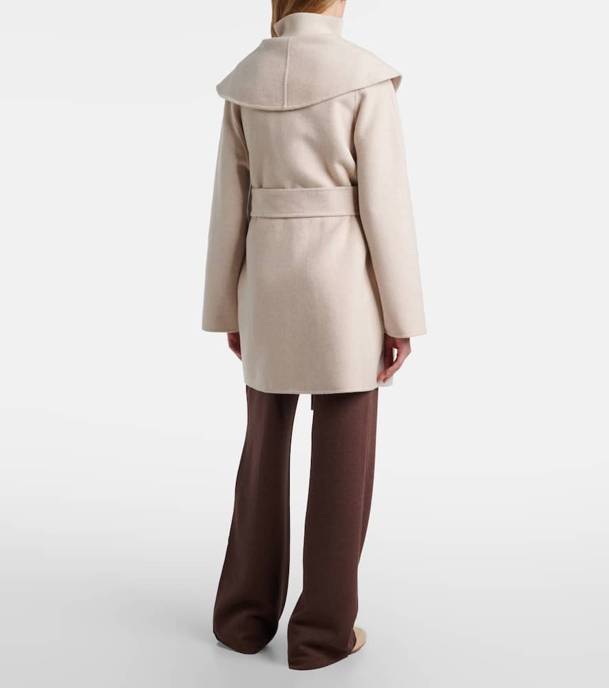 Varley Edgemere Wool-blend Wrap Jacket In Neutral