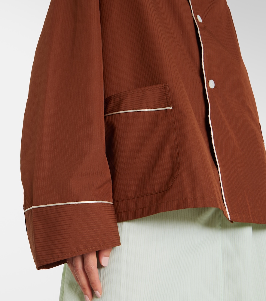  Prada Prada Oversize-hemd Aus Baumwolle 