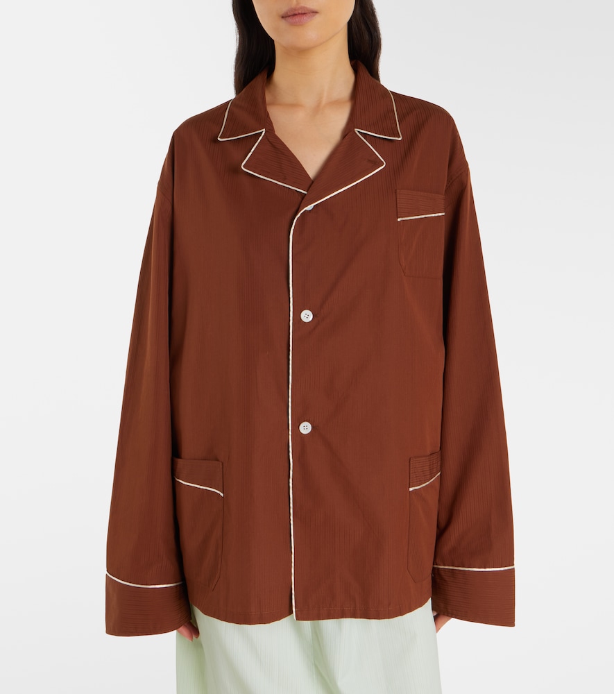  Prada Prada Oversize-hemd Aus Baumwolle 