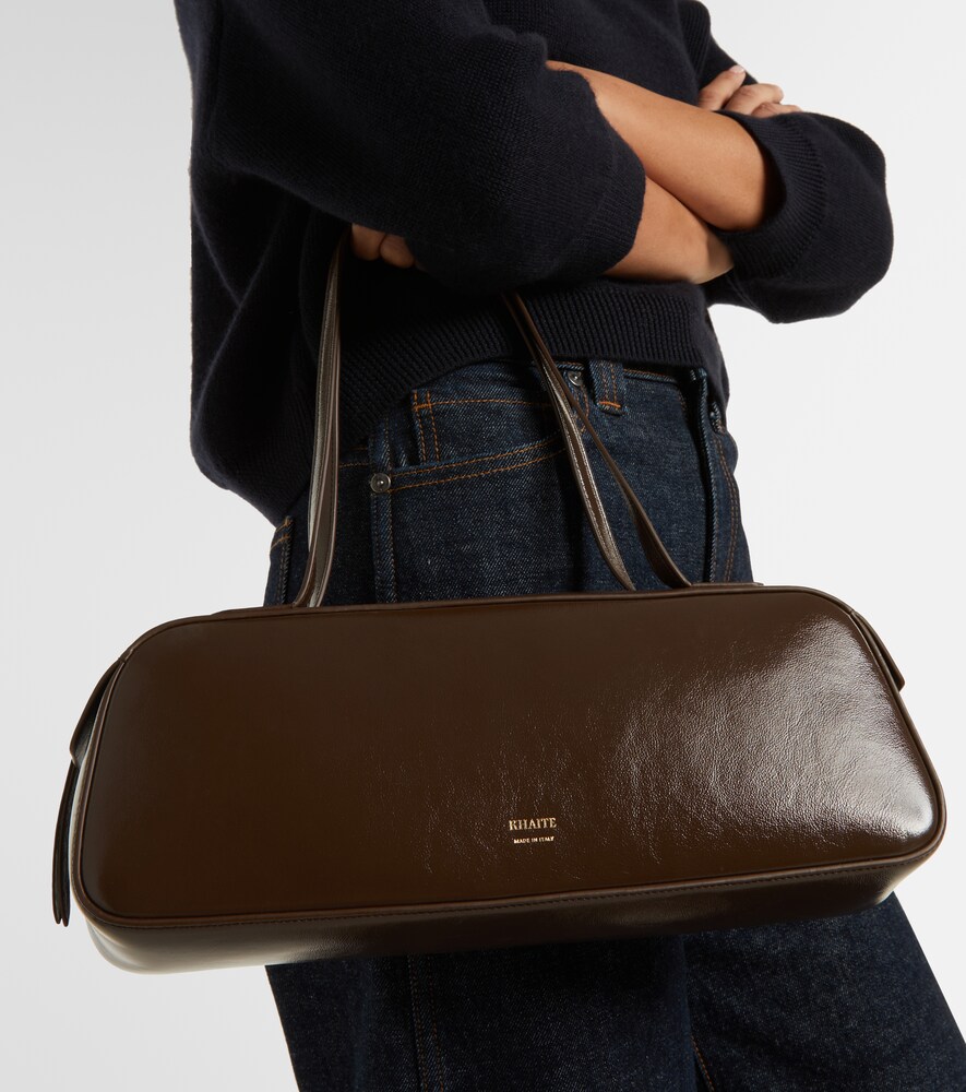 Khaite Simona leather shoulder bag