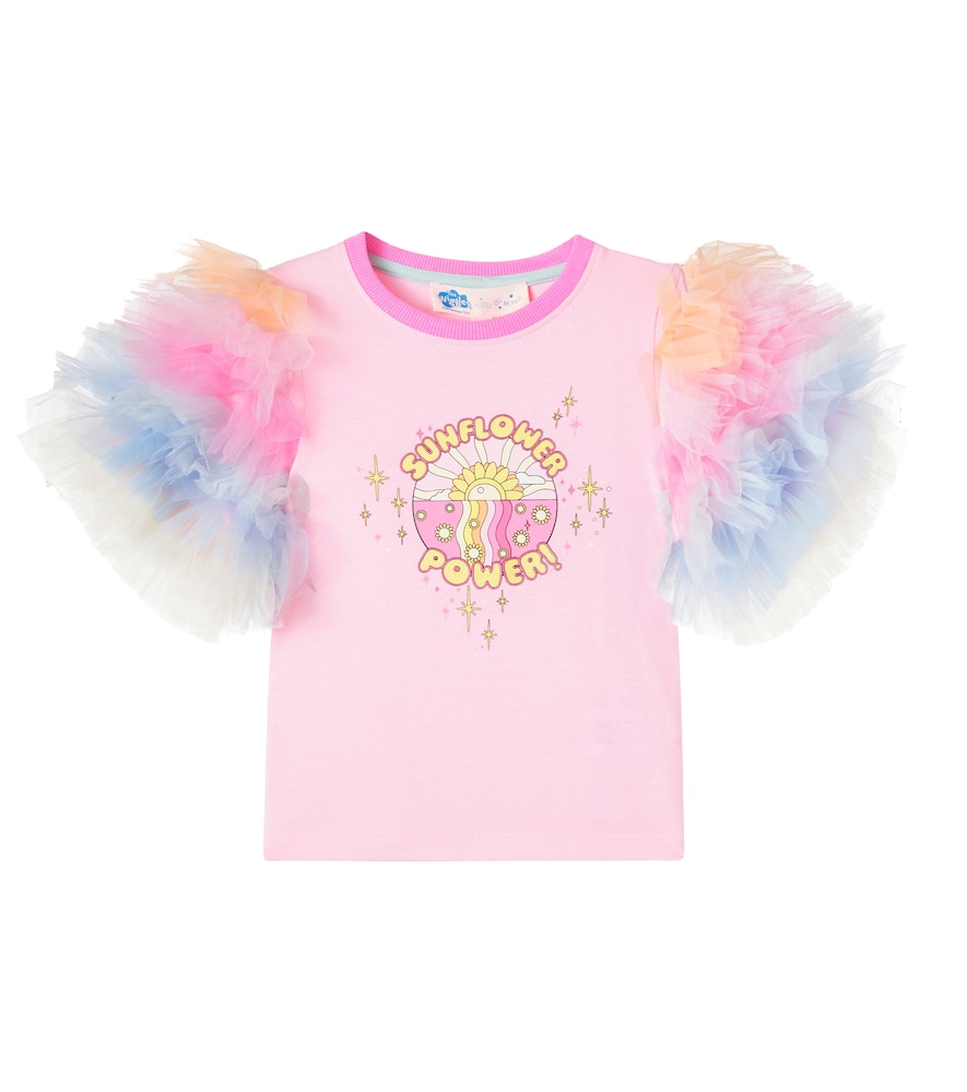Tutu Du Monde Pink Sunflower Power Printed Cotton T-Shirt Y 6/7 Kids - Mytheresa