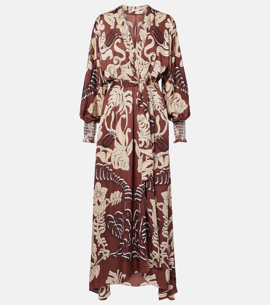 Poupette St Barth Kristen printed maxi dress