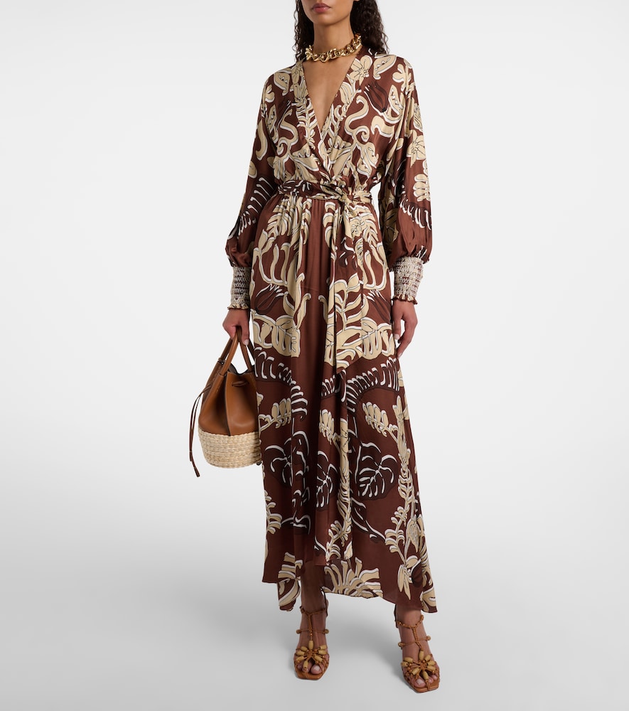 Poupette St Barth Kristen printed maxi dress