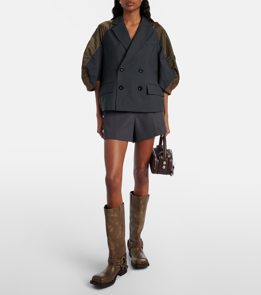  Sacai Sacai Paneled Jacket 