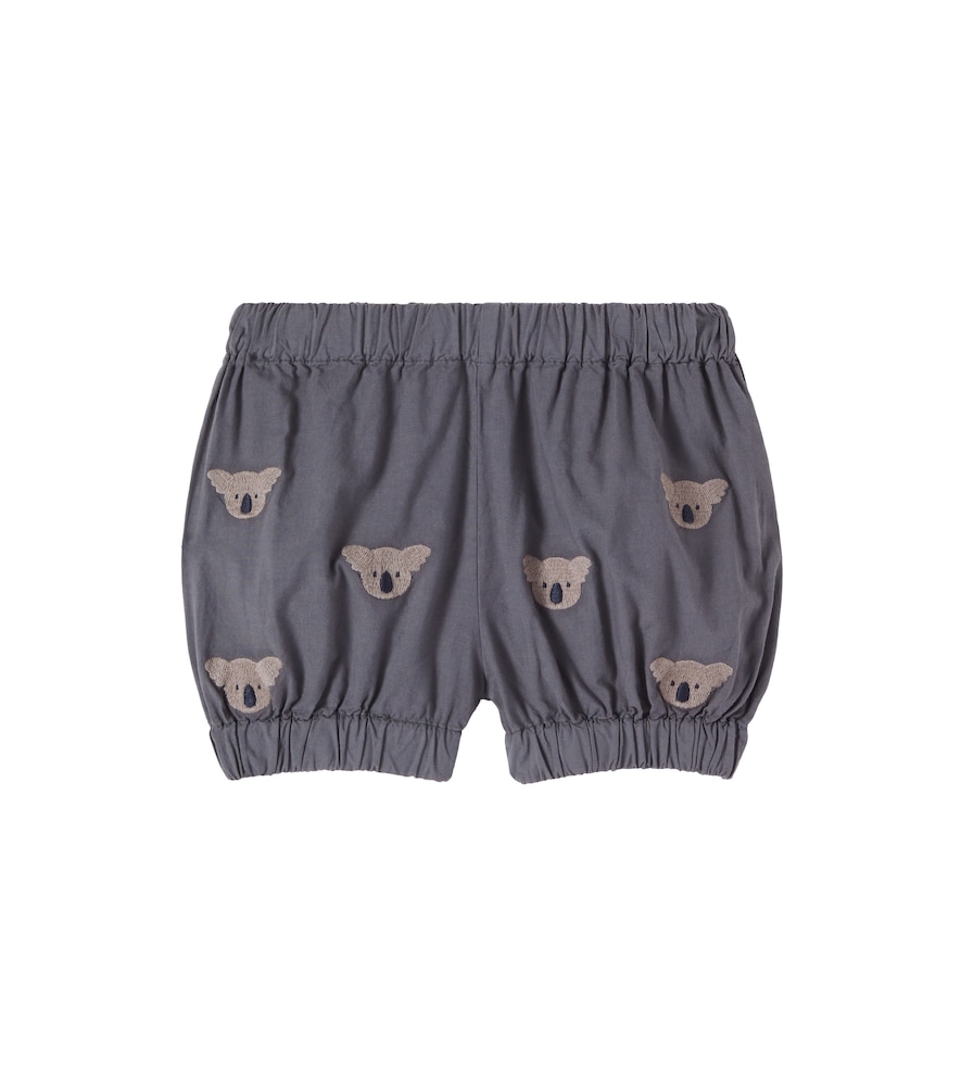 Donsje Grey Baby Carson Embroidered Cotton Bloomers M Size 18-24 - Mytheresa