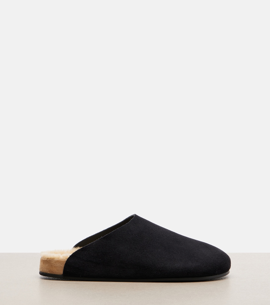  The Row The Row Slippers Hudson Two Aus Veloursleder 