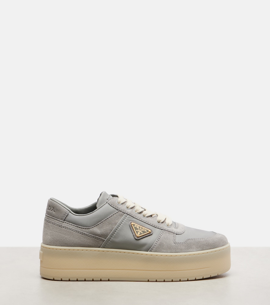  Prada Prada Plateau-sneakers Downtown Aus Re-nylon 