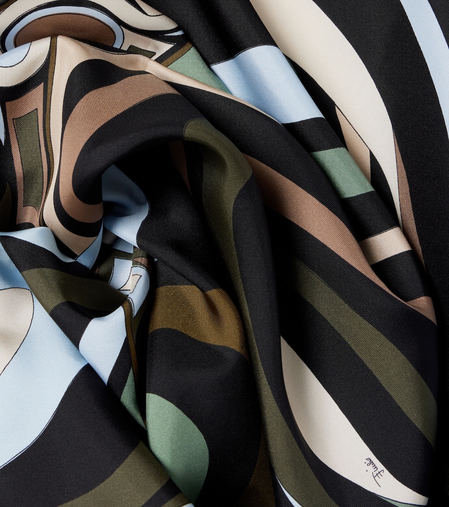  Pucci Pucci Marmo Silk Twill Scarf 