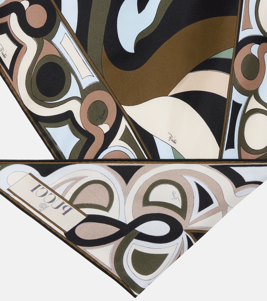  Pucci Pucci Marmo Silk Twill Scarf 