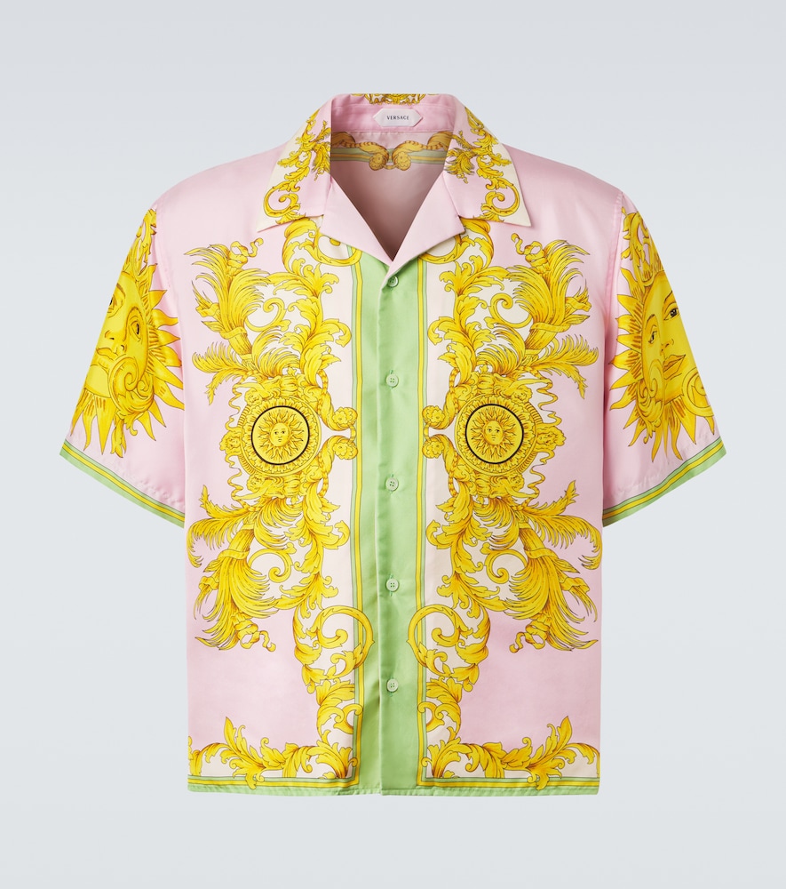 Versace Homme Multicolore Chemise Imprimée En Soie Eu Taille 42 - Mytheresa