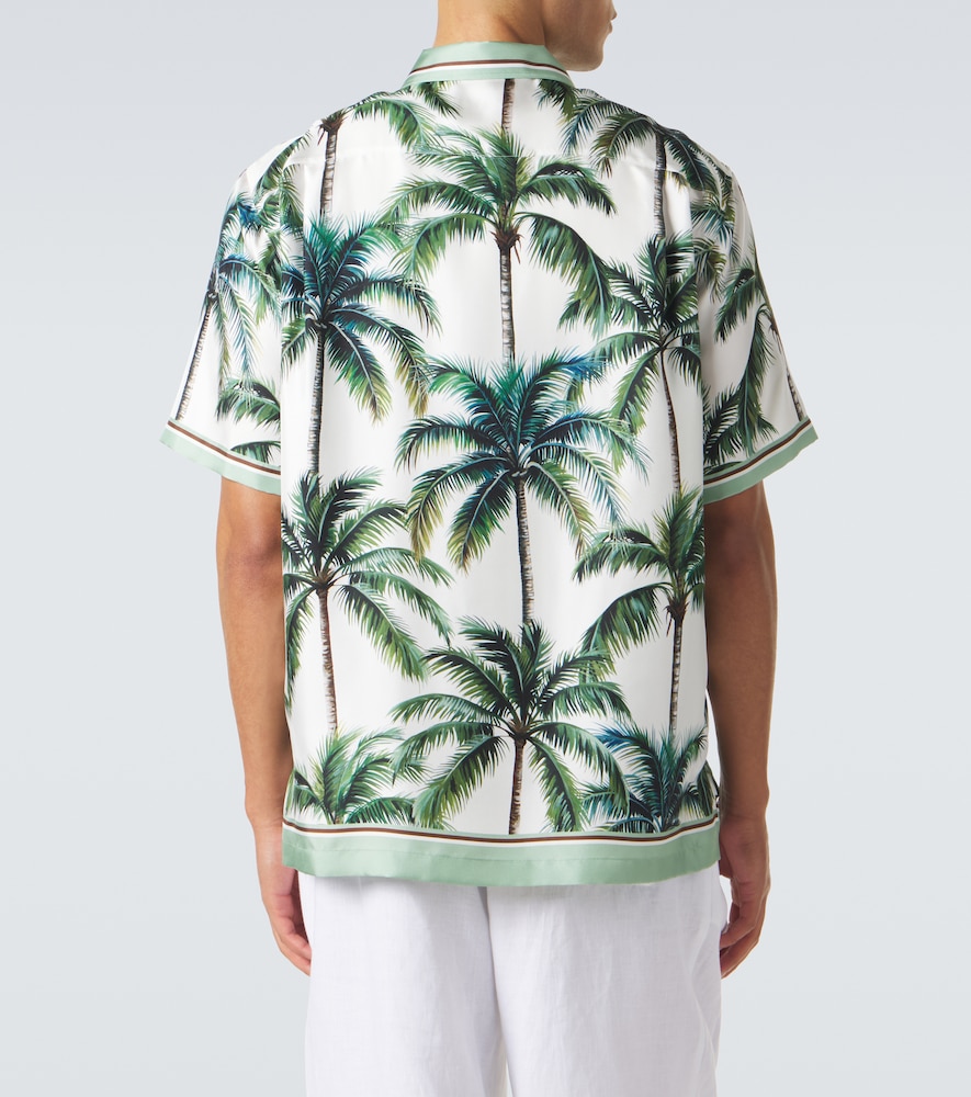  Dolce&gabbana Dolce&gabbana Printed Silk Twill Shirt 