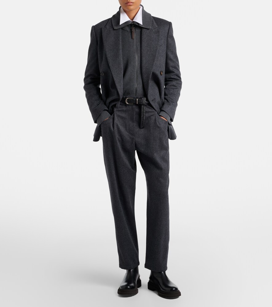 Brunello Cucinelli Wool straight pants