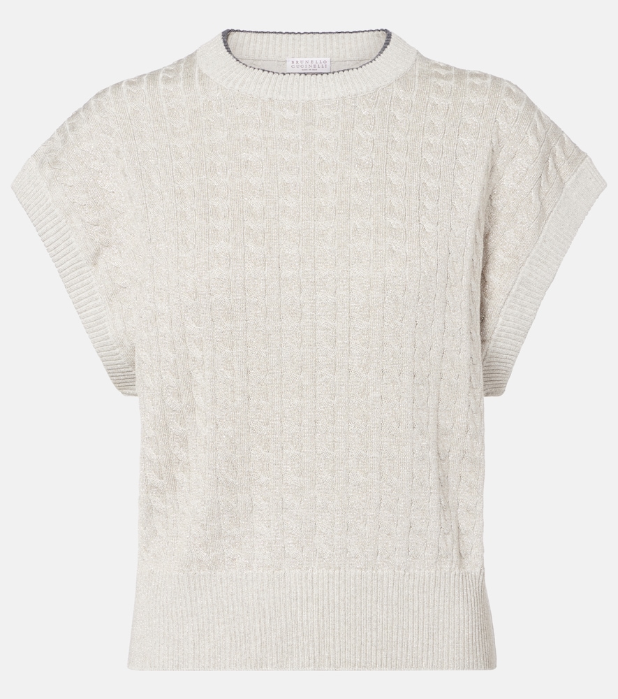 Brunello Cucinelli Pull torsad en coton mlang 1100 €