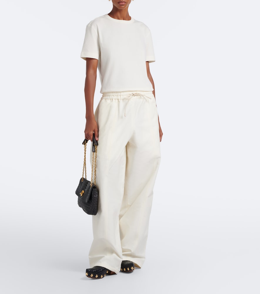 Intrecciato Cotton Jersey T-Shirt