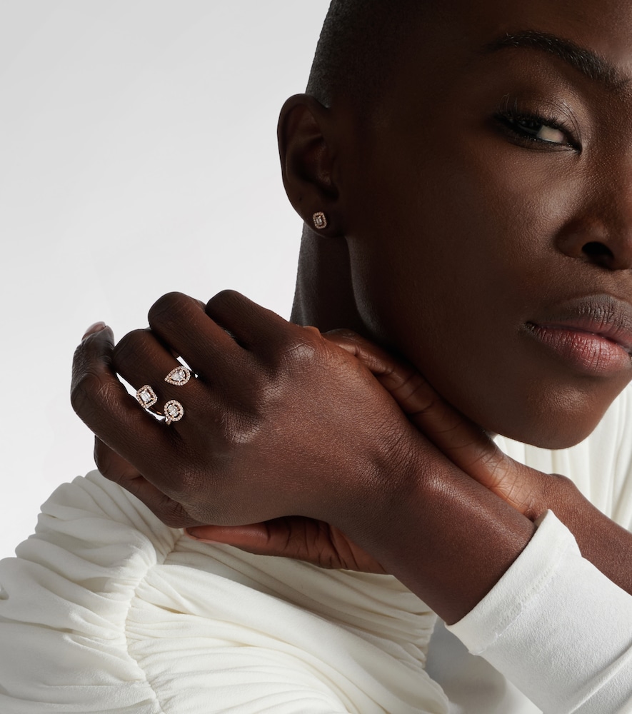  Messika Messika Ring My Twin Trilogy Aus 18kt Roségold Mit Diamanten 