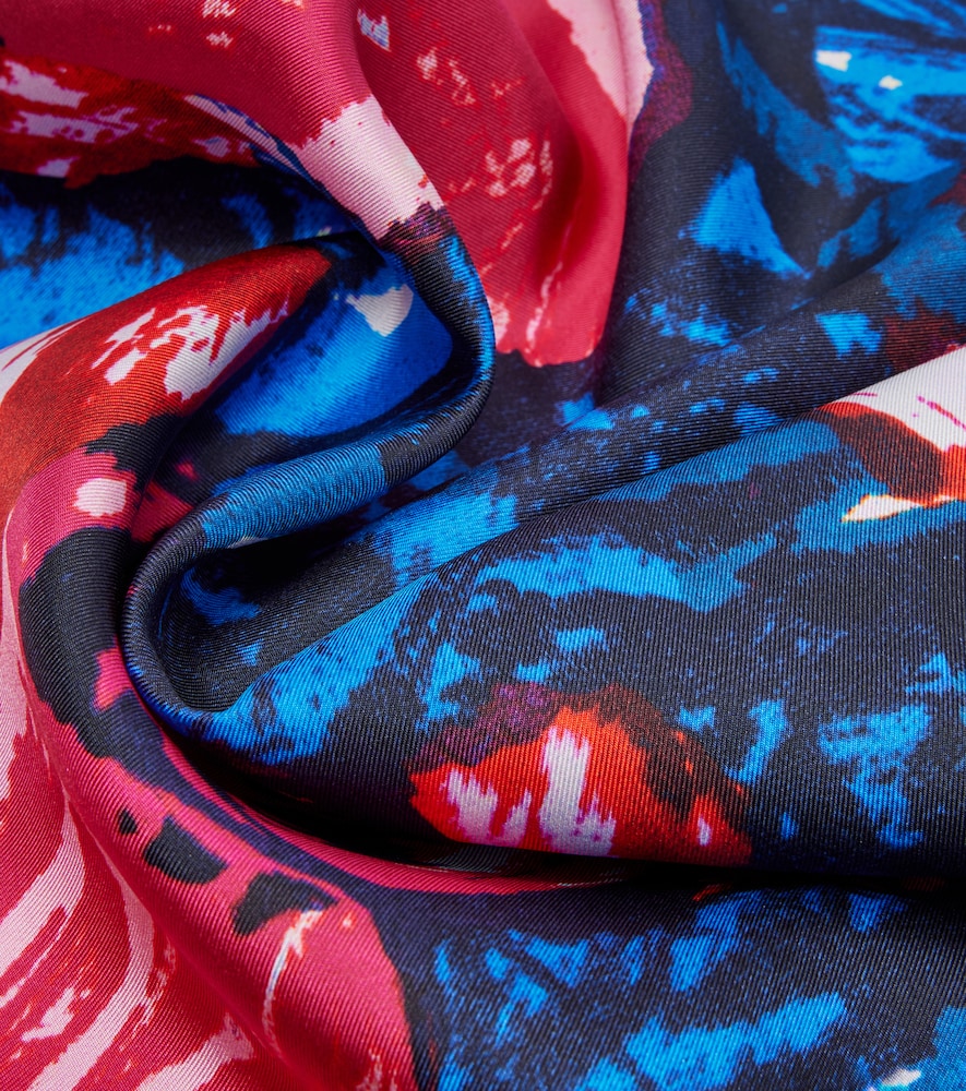  Givenchy Givenchy Printed Silk Scarf 