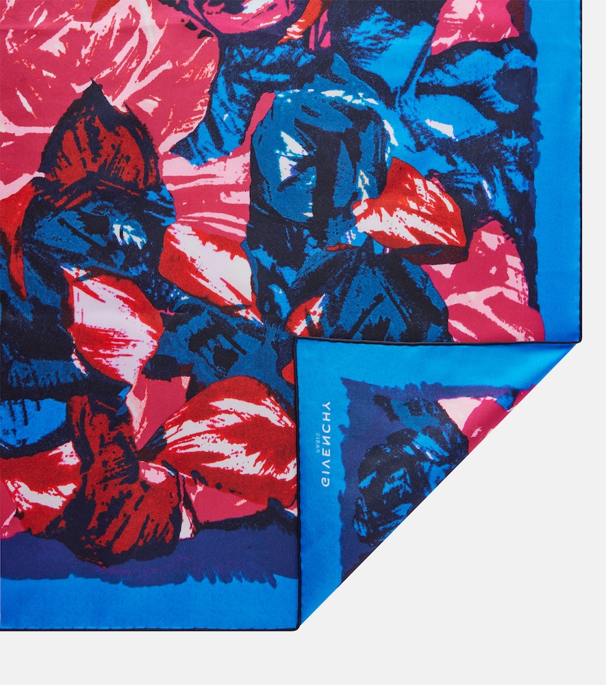  Givenchy Givenchy Printed Silk Scarf 