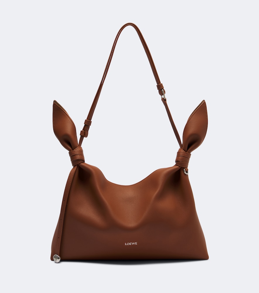 Borsa a spalla Scarf Mini in pelle