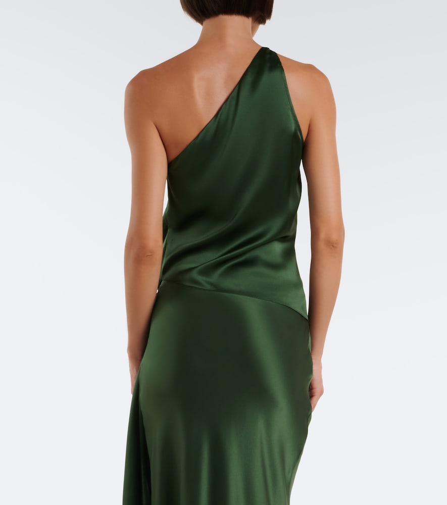 Draped One-Shoulder Top