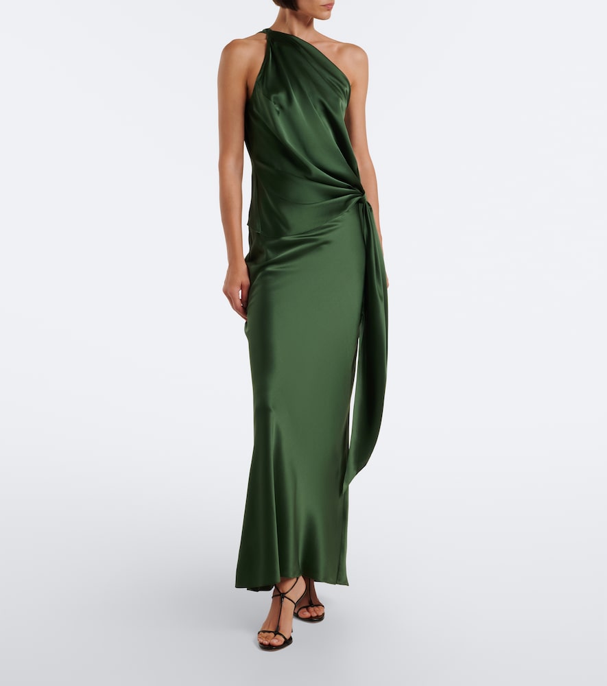 Draped One-Shoulder Top