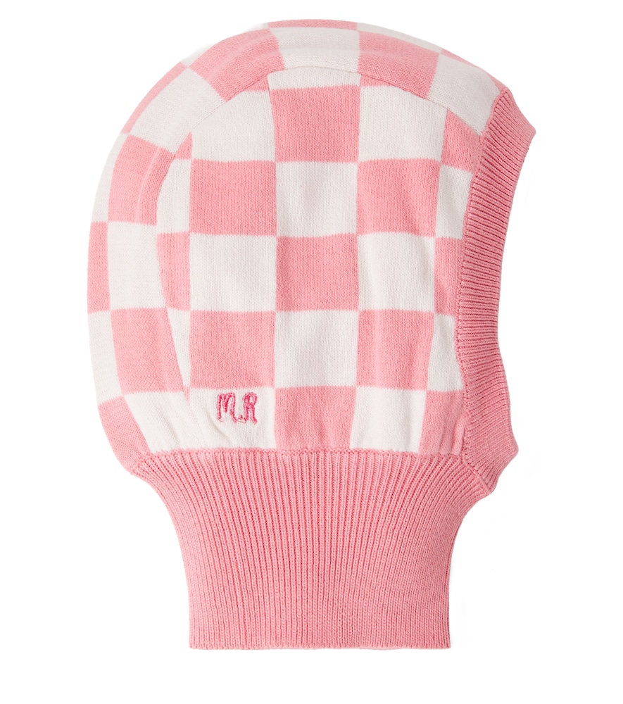 Karierte Balaclava aus Baumwolle