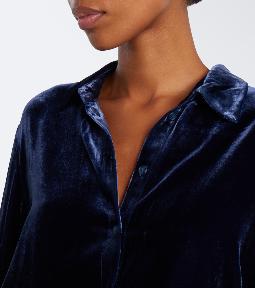 London Velvet Shirt