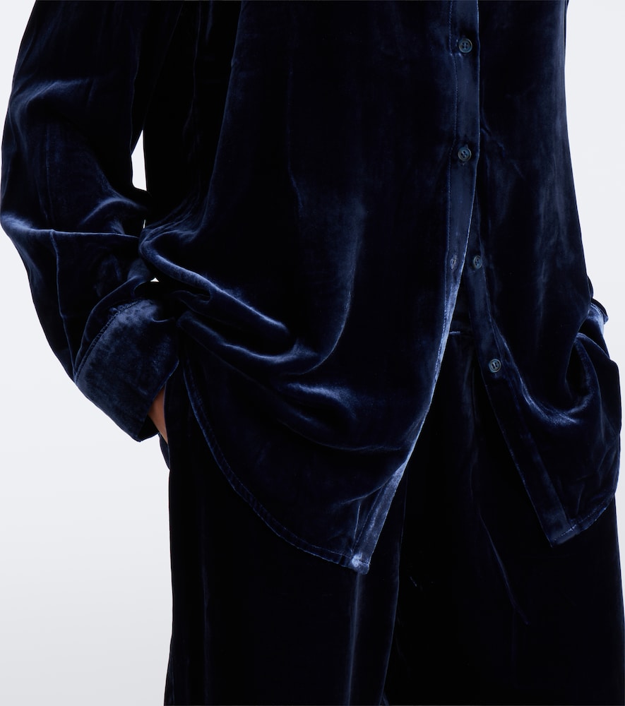London Velvet Shirt